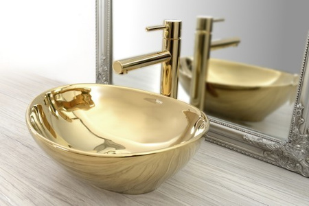 Bateria Umywalkowa Tess Light Gold