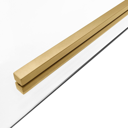 Kabina Prysznicowa Solar Gold Brush 90x90 Złota Szczotkowana