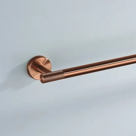 Wieszak Łazienkowy Jednoramienny Rea Modern Miedź Szczotkowana