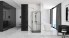 Czarna Kabina Prysznicowa Punto 90 x 90 Black
