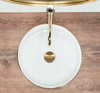Umywalka Nablatowa Sami White Gold Edge