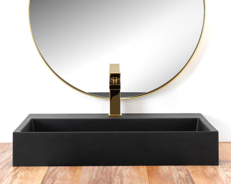 Umywalka Konglomeratowa Nablatowa Goya Black 60 cm