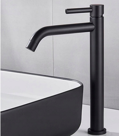 Bateria Umywalkowa Calani Nexos Czarna Wysoka