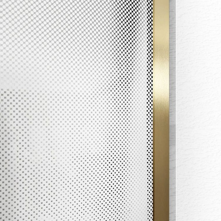 Ścianka Prysznicowa Walk In Aero Ombre Mleczna Złoto Szczotkowane