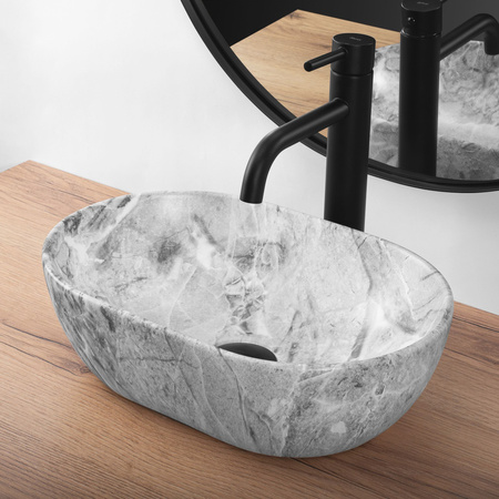 Umywalka Nablatowa Amelia Mini Stone Matt