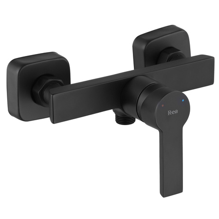 Bateria Prysznicowa Ścienna Argus Czarna