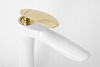 Bateria Umywalkowa Orbit White Gold Wysoka