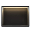 Półka Łazienkowa Wnękowa LED 45x30 Czarna