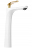 Bateria Umywalkowa Orbit White Gold Wysoka