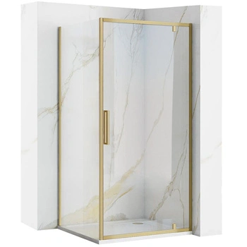 Kabina Prysznicowa Rapid Swing Złota Szczotkowana