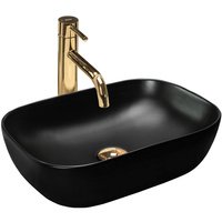 Umywalka Nablatowa Belinda Black Mat