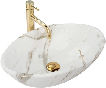 Umywalka Nablatowa Pamela Aiax Shiny