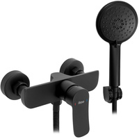 Bateria Prysznicowa Dart Czarna Słuchawka Wąż