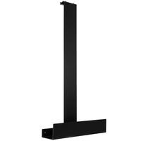 Półka Wieszak Na Ściankę Prysznicową Tori Black Czarna