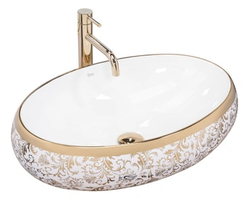 Umywalka Nablatowa Meryl White Gold