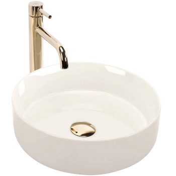 Umywalka Nablatowa Sami Ecru