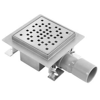 Odpływ Liniowy 15x15 Dots Nikiel Szczotkowany