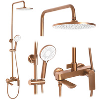 Zestaw Natryskowy Rea Avalon Miedź Szczotkowana