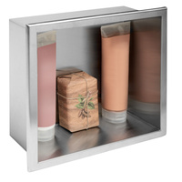 Półka Wnękowa Łazienkowa Stal Szczotkowana