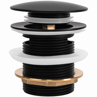 Korek Wannowy Uniwersalny Klik-Klak Czarny