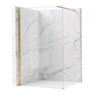 Ścianka Prysznicowa Flexi Złoto Szczotkowane