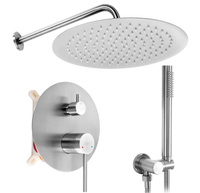 Zestaw Natryskowy Podtynkowy Rea Foss Clif Nikiel Szczotkowany + BOX