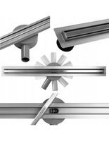 Odpływ Liniowy Eco360 Slim 100 cm Chrom