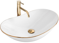 Umywalka Nablatowa Royal Gold Edge