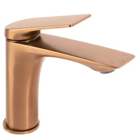 Bateria Umywalkowa Avalon Miedź Szczotkowana Niska