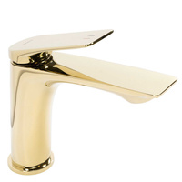 Bateria Umywalkowa Avalon  Złota Niska