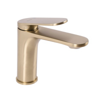 Bateria Umywalkowa Marco Złota Szczotkowana Niska