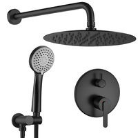 Zestaw Prysznicowy Podtynkowy Ontario Czarny + BOX