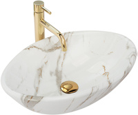 Umywalka Nablatowa Pamela Aiax Shiny