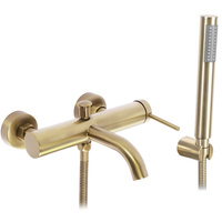 Bateria Wannowa Ścienna Rea Spot Złota Szczotkowana