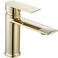 Bateria Umywalkowa Veneta Złota Niska