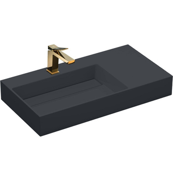 Umywalka Konglomeratowa Archi 75 Szary Mat