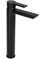 Bateria Umywalkowa  Argus Czarna Wysoka