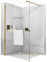 Ścianka Walk In Aero Gold Złota z półą Evo Gold