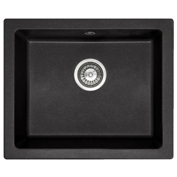 Zlewozmywak Kuchenny Granitowy NELS Black Zestaw