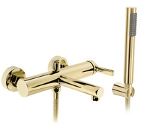 Bateria Wannowa Ścienna Pixel Złota