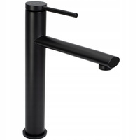 Bateria Umywalkowa Oval Czarna Wysoka