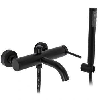 Bateria Wannowa Ścienna Rea Spot Czarna