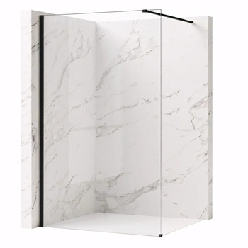 Ścianka Prysznicowa Flexi Czarny Mat