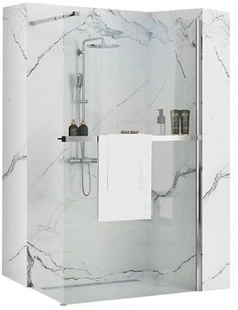 Ścianka Walk In Aero Easy Clean z wieszakiem Evo