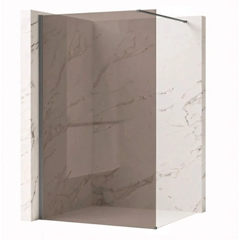 Ścianka Prysznicowa Flexi Brązowa Tytan