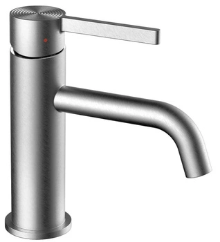 Bateria Umywalkowa Foster Nikiel Szczotkowany Niska