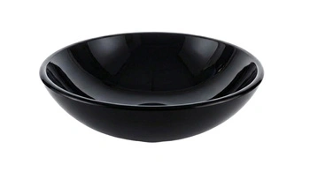 Umywalka Szklana Czarna Bowl 71008