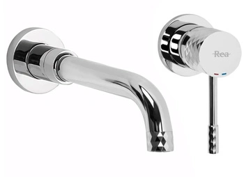 Bateria Umywalkowa Podtynkowa Lungo Diamond Chrom+Box