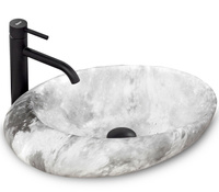 Umywalka Nablatowa Roxy C Stone L.Grey