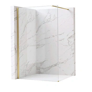 Ścianka Prysznicowa Flexi Złoto Szczotkowane